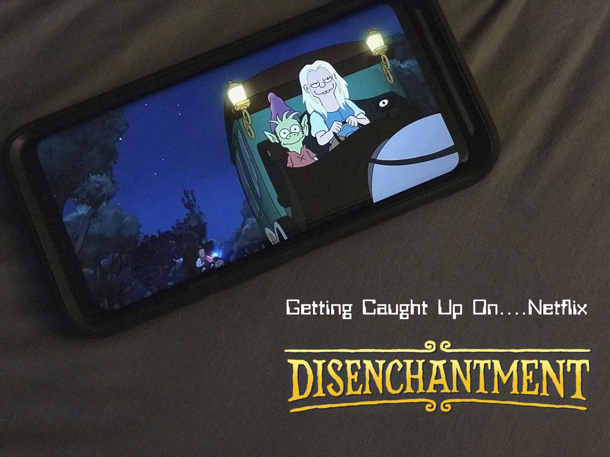 disenchantment on phone